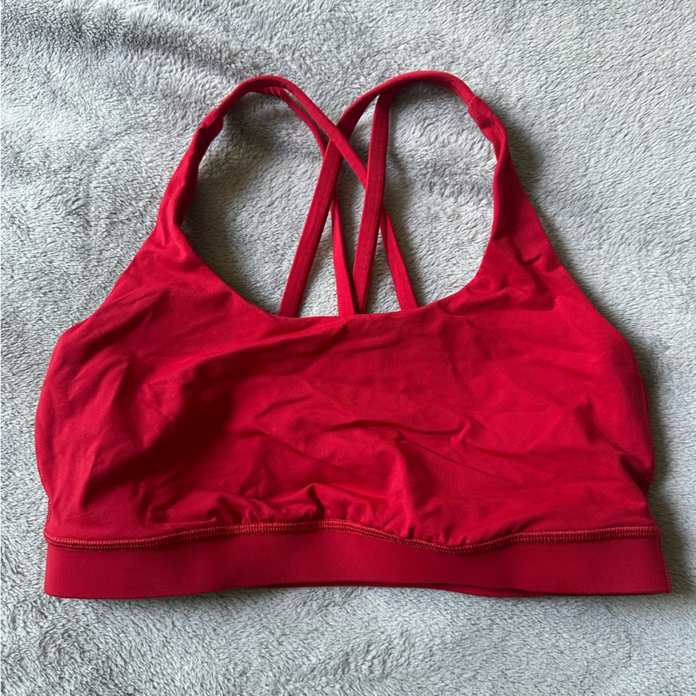 lululemon athletica Red Sports Bra